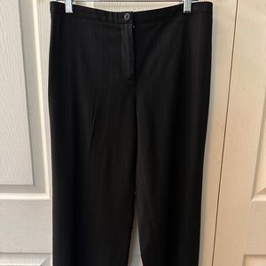 Vintage The Limited Black Pinstripe Slacks Sz 8